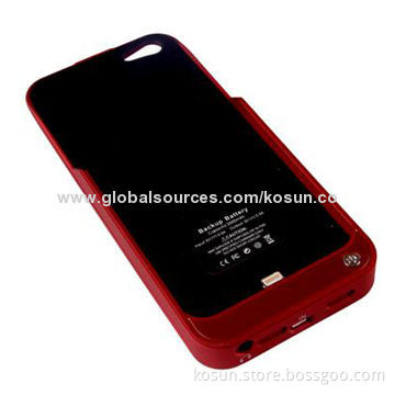Backup Battery, MFI-licensed, Made of PU Leather Material